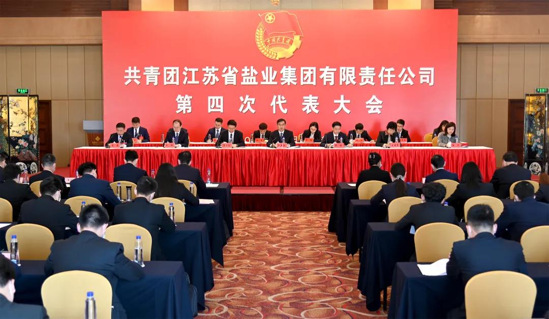 共青團江蘇省鹽業集團有限責任公司第四次代表大會在寧隆重召開